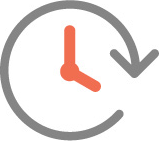 Icon that indicates quick turnaround time