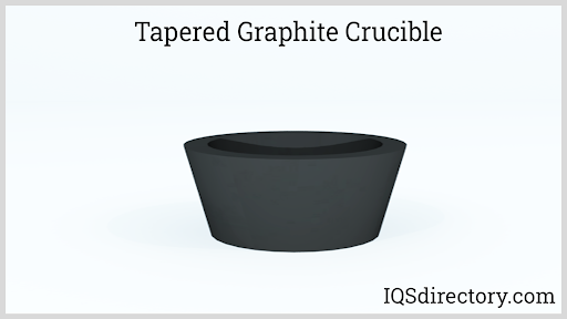 tapered graphite crucible
